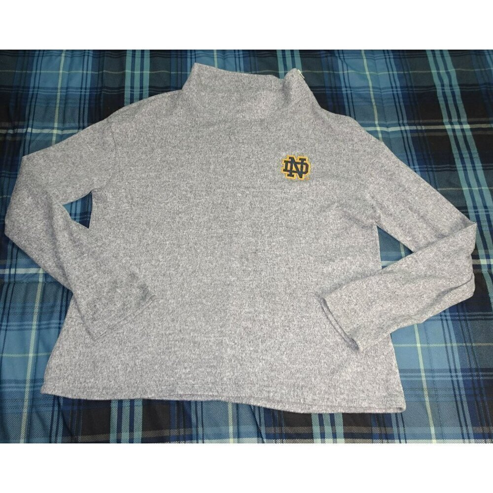 NCAA Notre Dame Fighting Irish Gray Gameday Couture Shirt Size Medium